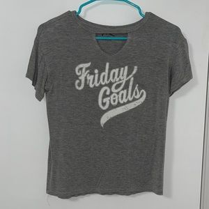 “Friday Goals” Flowy Shirt